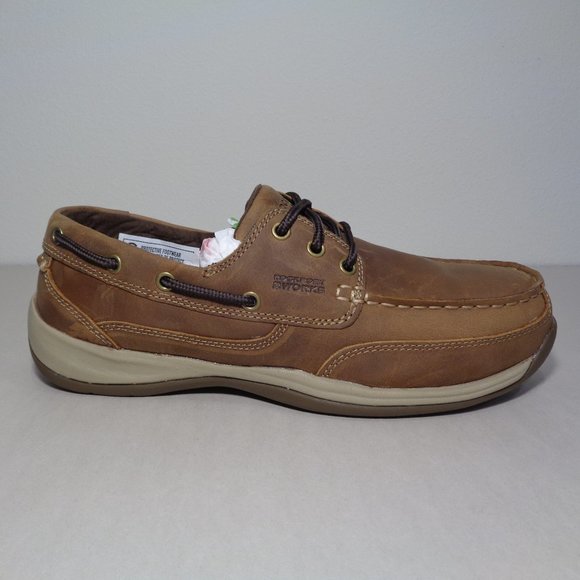 Rockport Size 11 M SAILING CLUB Leather New Men's Steel Toe Boat Work Shoes - Picture 2 of 14